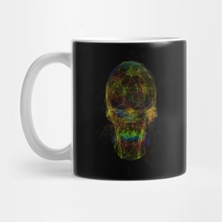 linear skull Mug